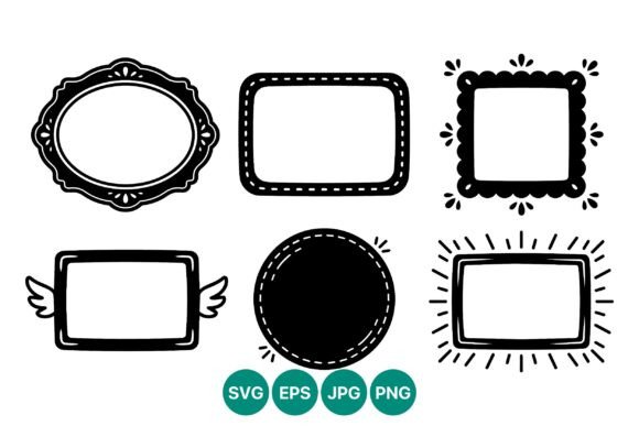 Decorative Picture Frames Vector: A Polished Graphic Design Asset for Creative Projects