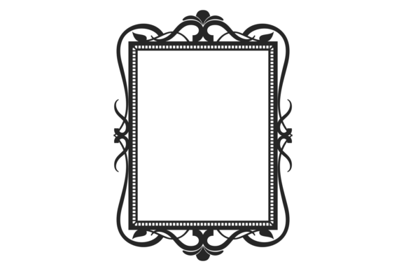 Decorative Rectangular Border. Elegant B Graphics