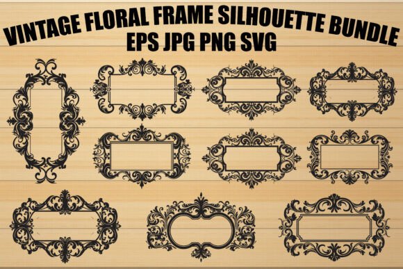 Decorative Wedding Border Bundle: Graphics and Illustrations for Crafters