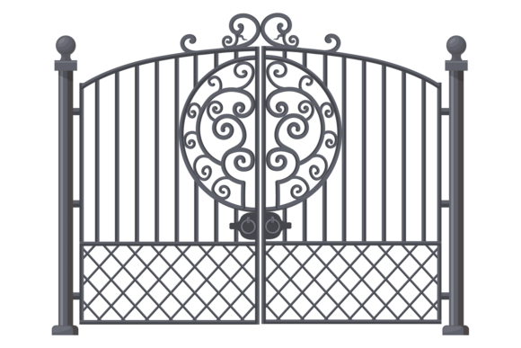 Forged Gate: Graphics for Ornate Branding