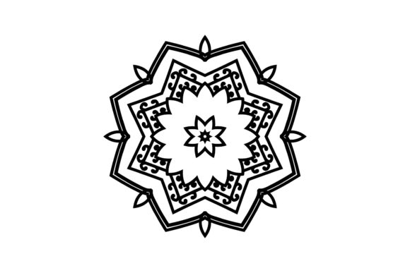 Mandala Decorative Motif Tatto Graphics and Illustrations
