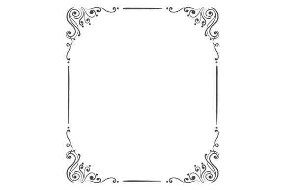 Ornate Corner Border Graphics