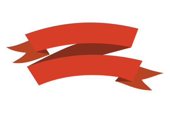 Red Ribbon Banner Flag: Graphics and Illustrations
