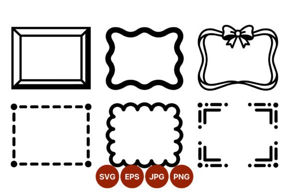 Six Black White Decorative Frame Vectors: A Designer’s Practical Review