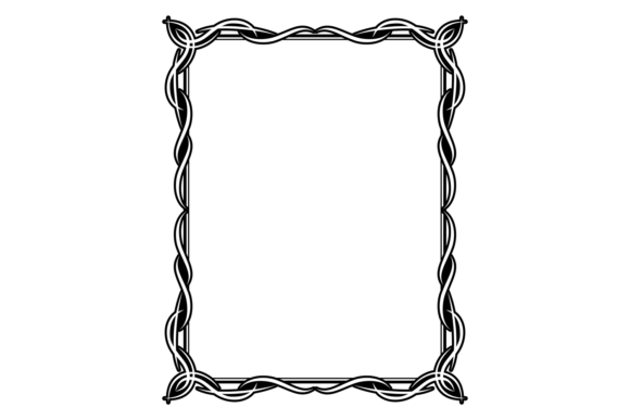 Vintage Decorative Frame. Victorian Orna Graphics