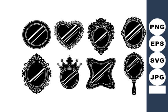 Vintage Ornate Decorative Mirrors Set